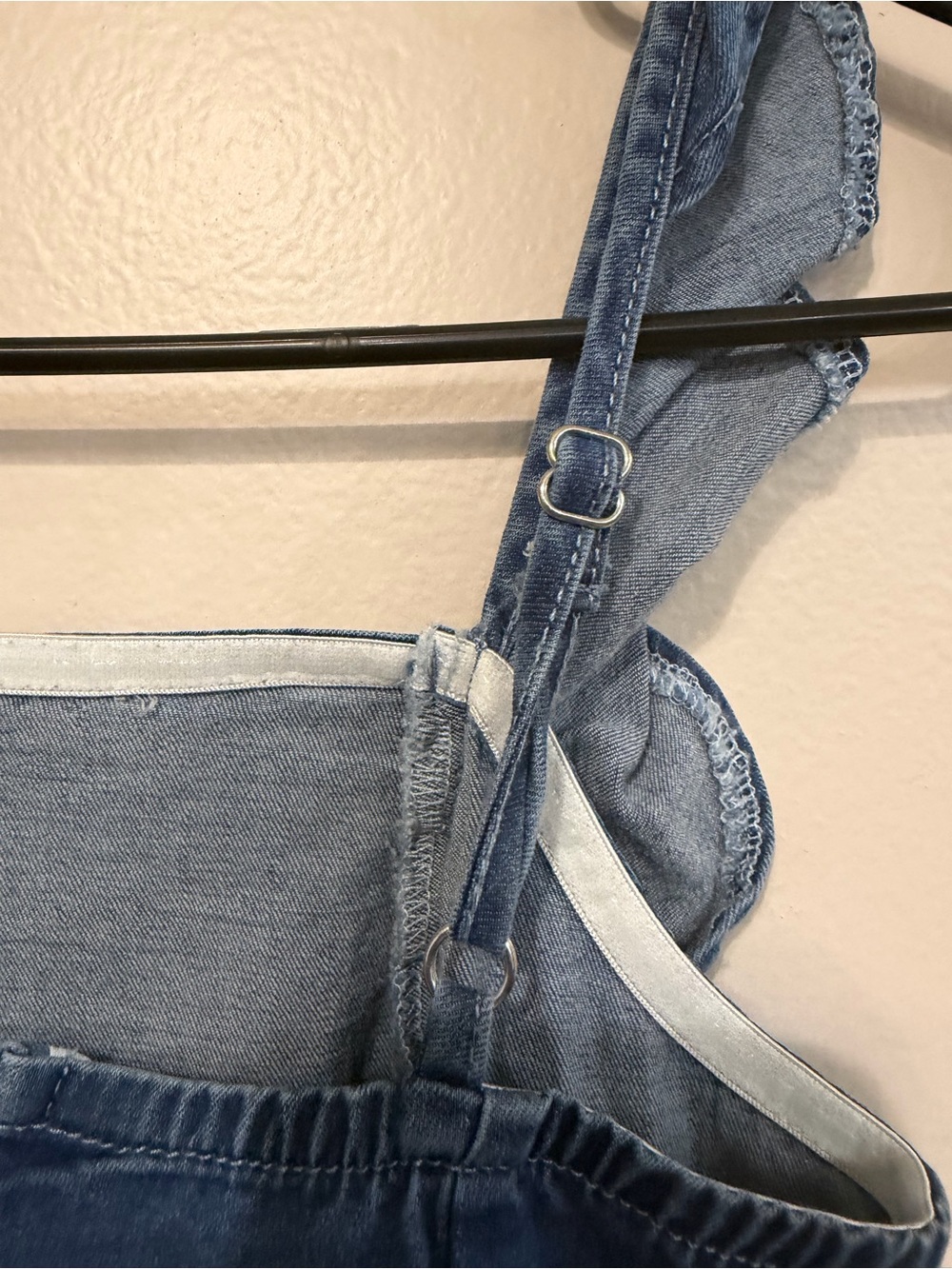 Utcoco Ruffle Denim Mini Dress - Picture 7 of 9